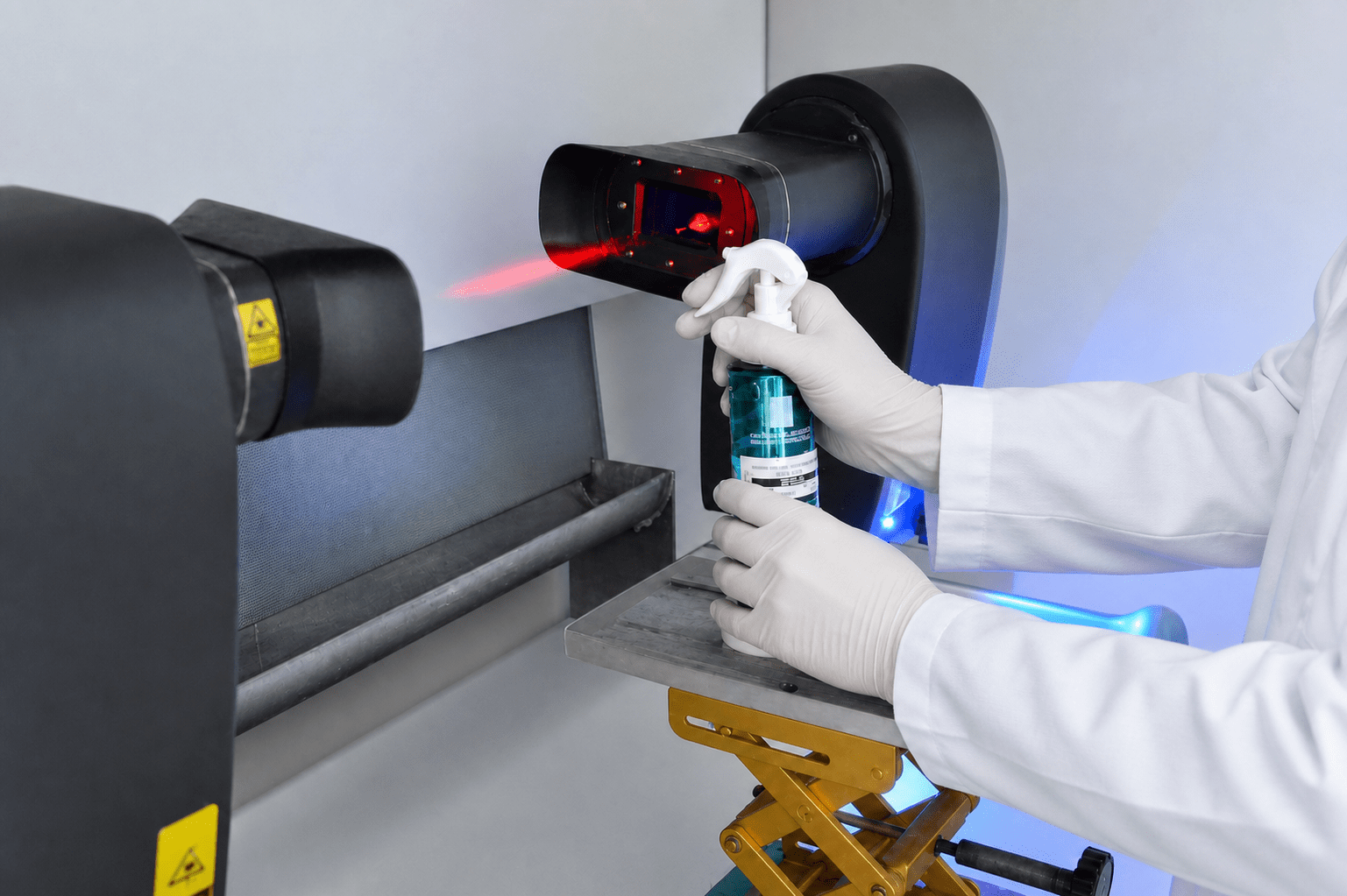 Mesure granulométrique d’un spray aérosol au LEREM